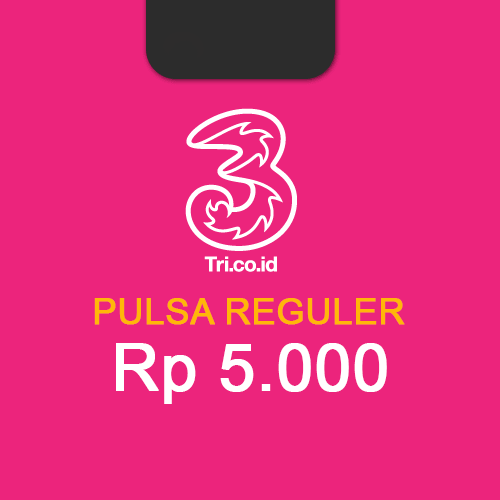 Pulsa Three - Three 5.000